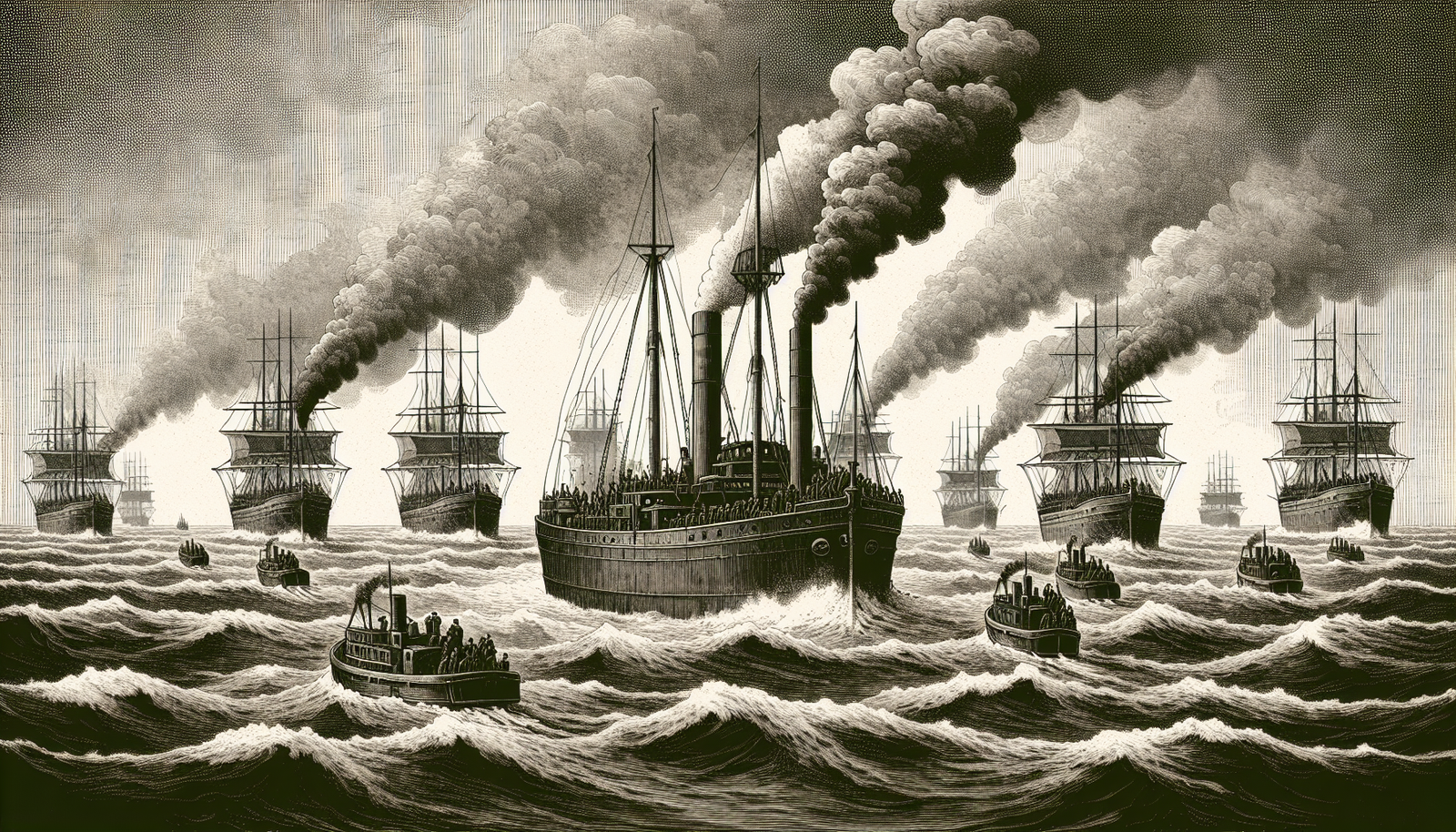 steam engine ships